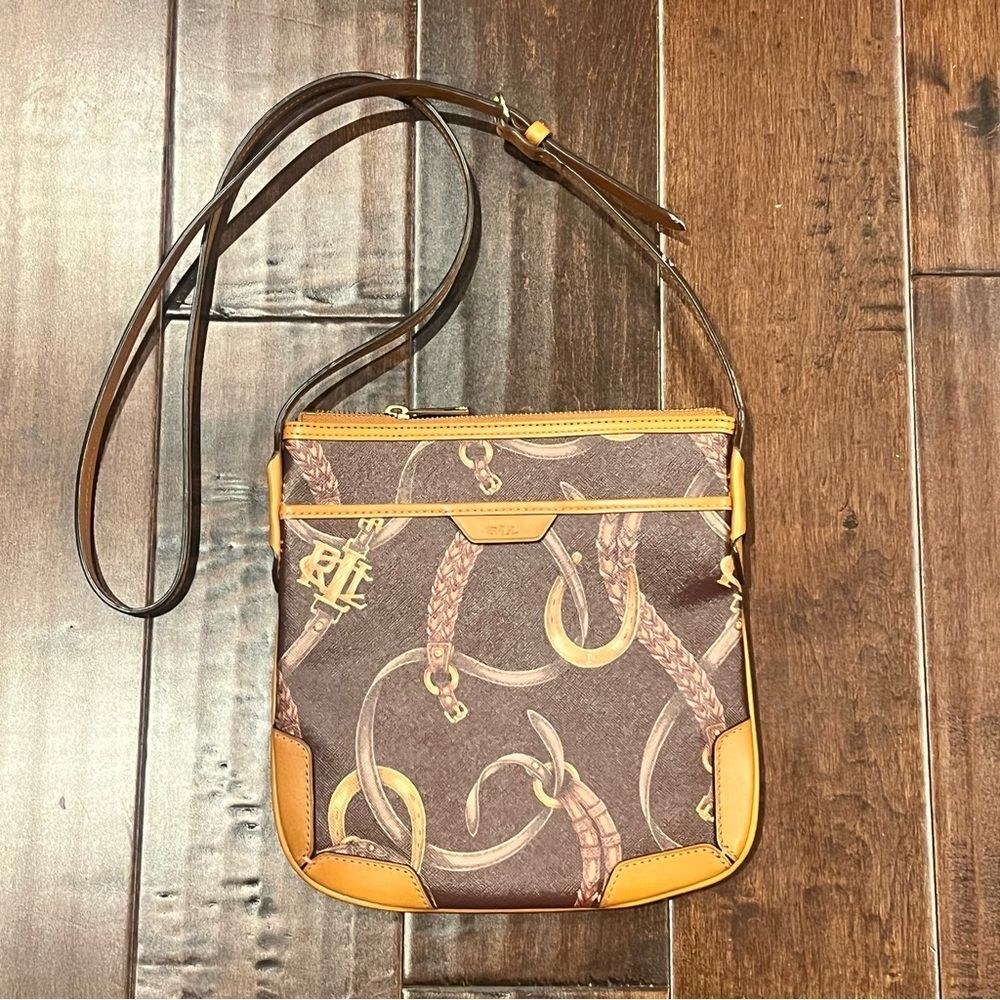 Ralph Lauren "Lauren" Bridle Equestrian Crossbody bag